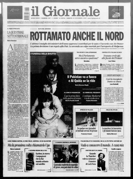 Il giornale : quotidiano del mattino